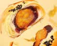美玏蓝莓山药蛋黄酥独立包装山药蓝莓流心糕电视同款办公室小零食2斤 实拍图