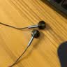 毕亚兹 手机耳机 3.5接口有线耳机半入耳立体声重低音清晰音质办公会议游戏直播电竞黑色 实拍图