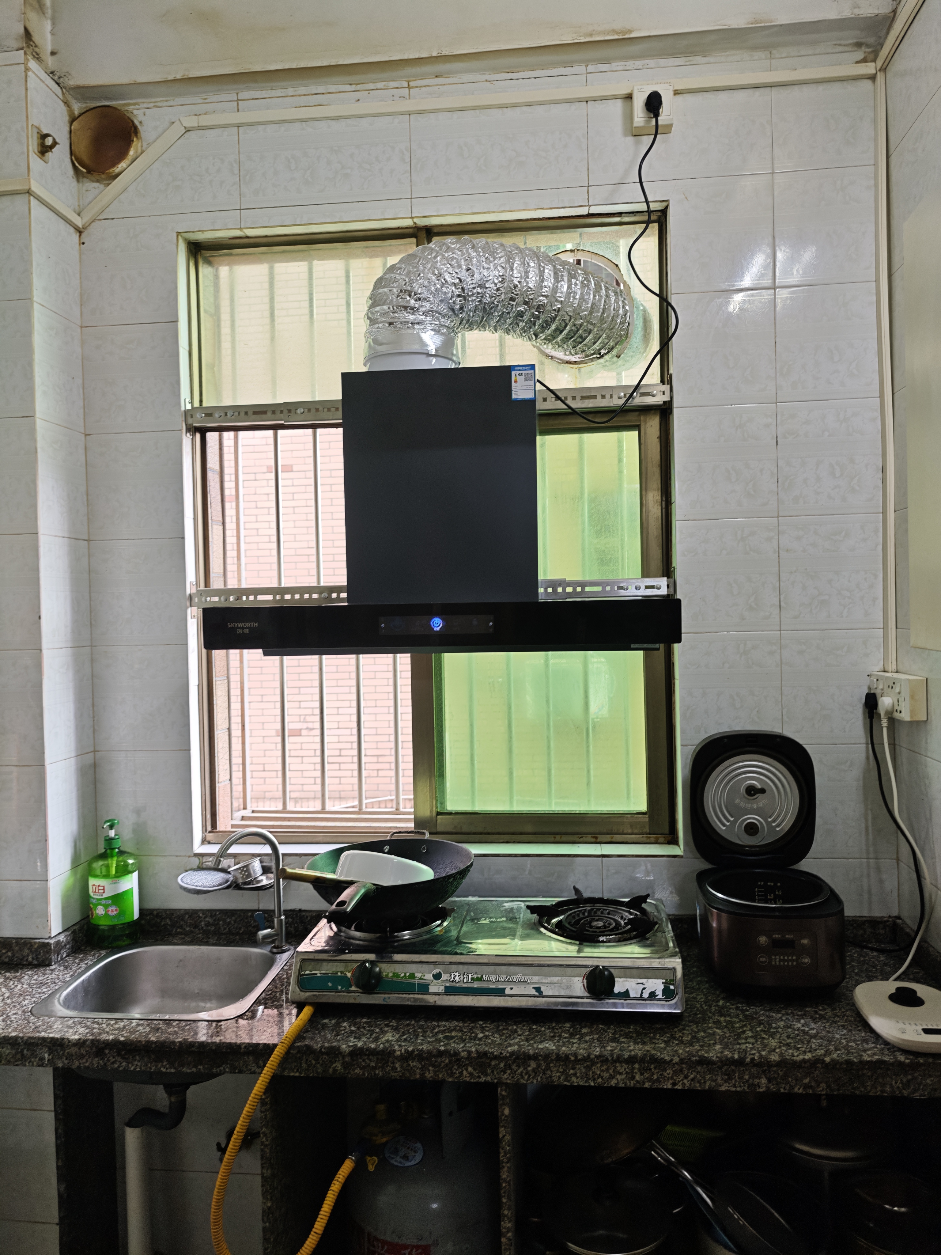 创维（Skyworth）抽吸排油烟机家用欧式顶吸T型 23m³大吸力 上门安装以旧换新 免拆洗挥手智控 一级能效自清洗Y1H 实拍图