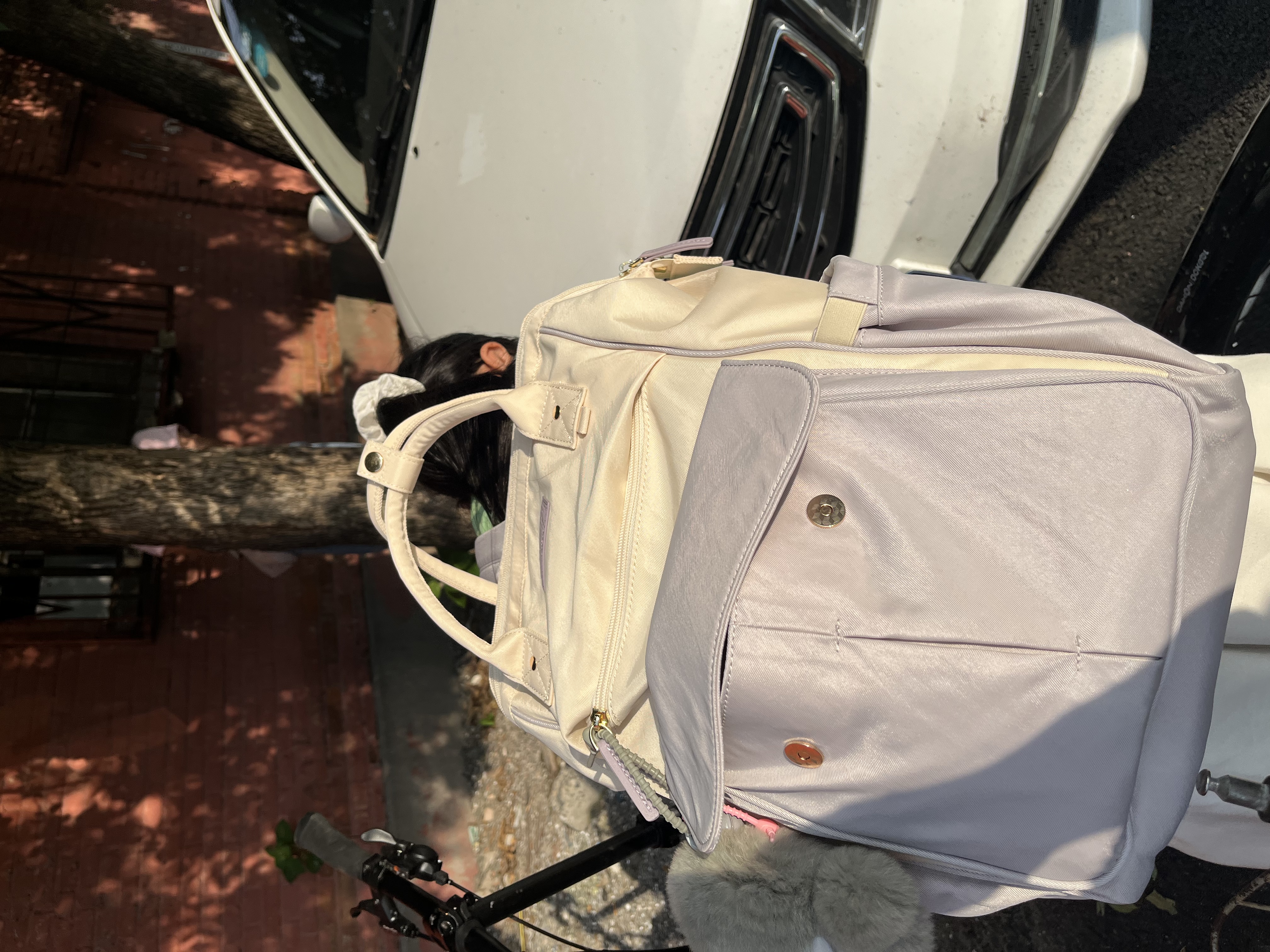 POLO双肩包女大容量背包15/16英寸电脑包学院风旅行书包送生日礼物 实拍图