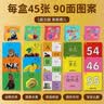 小象跳舞宝宝认知卡片早教训练0-3岁识字动物水果看图识物婴儿童卡片玩具 实拍图