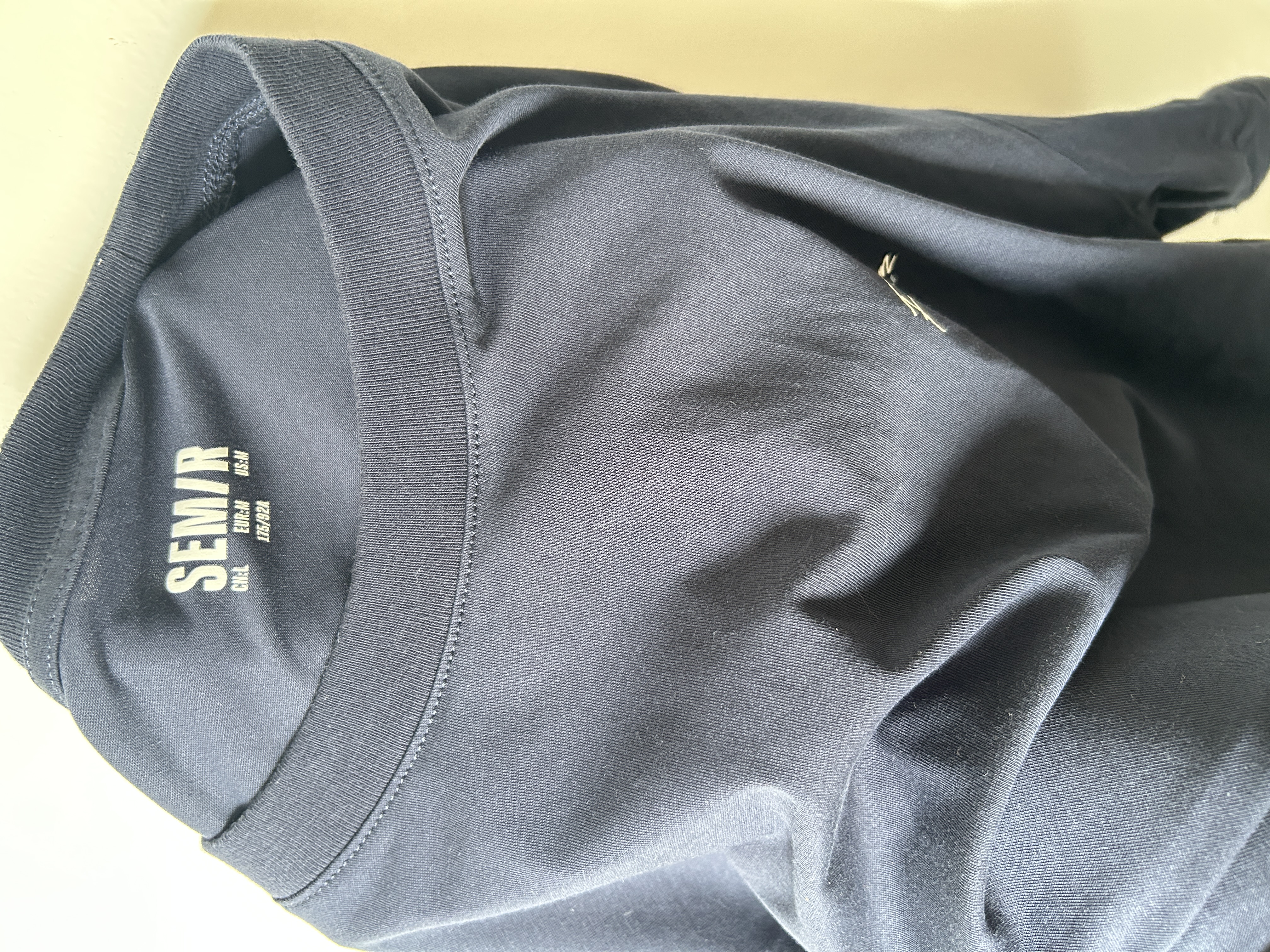 森马（Semir）速干凉感丨短袖T恤男26夏季新款小字母印花商务上衣7A抗菌白色t恤 实拍图