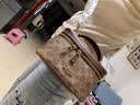 蔻驰（COACH）新款奥莱女士女包RAINER 18号斜挎包单肩包盒子包手提通勤 IM/棕黄色/棕色 实拍图