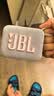 JBL GO4 音乐金砖四代 蓝牙音箱 户外便携音箱 电脑音响 iphone17pro适用 送朋友礼物小音箱 月光白 实拍图