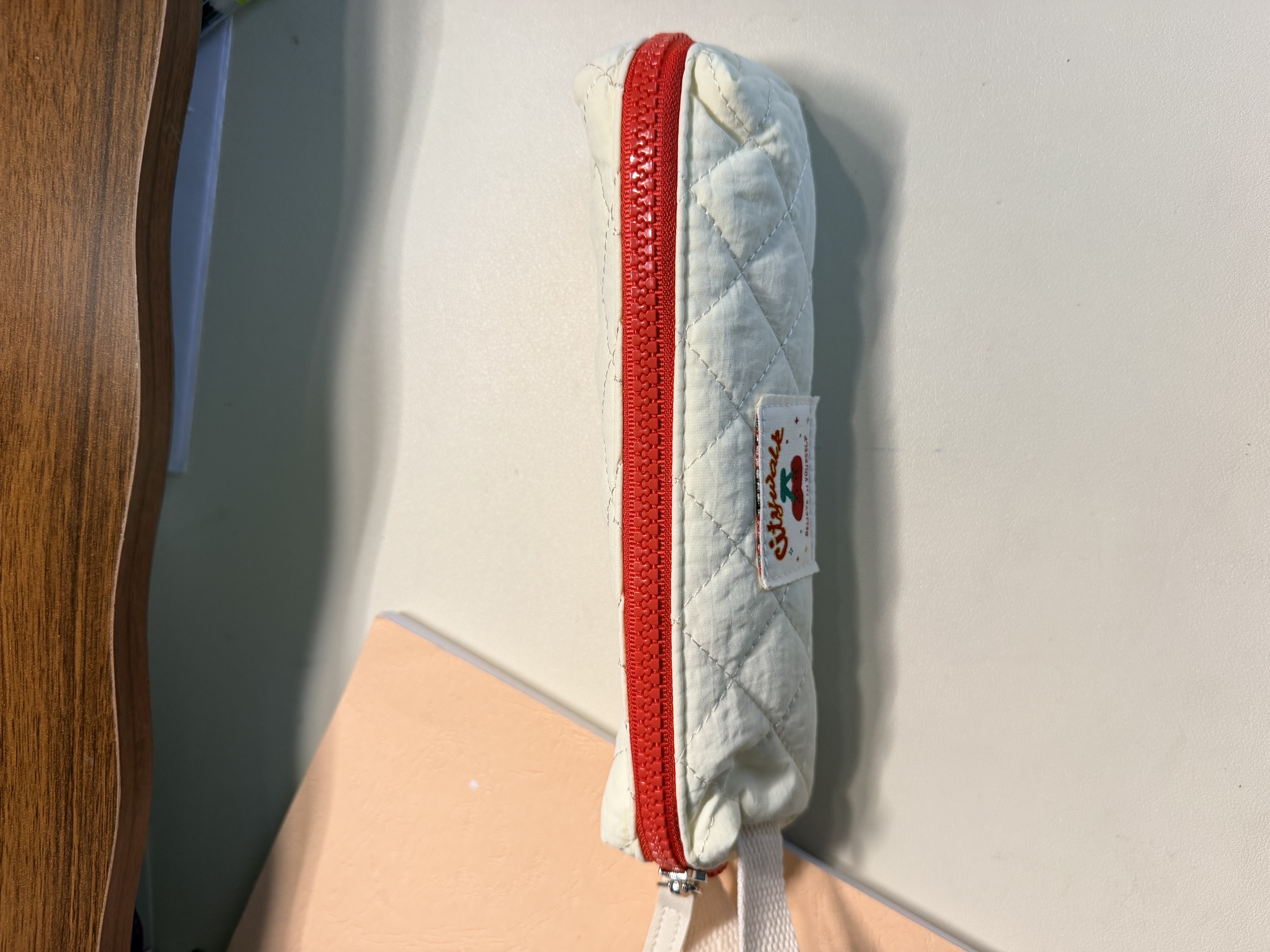 AMOR HOUR樱桃格纹笔袋高颜值学生马卡龙少女心铅笔袋初中生大开口文具袋ins风简约韩系收纳袋多功能文具盒 实拍图