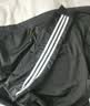 adidas休闲舒适三条纹立领夹克外套男装秋季阿迪达斯官方轻运动 黑色/白（推荐选大一码）   2XL 实拍图