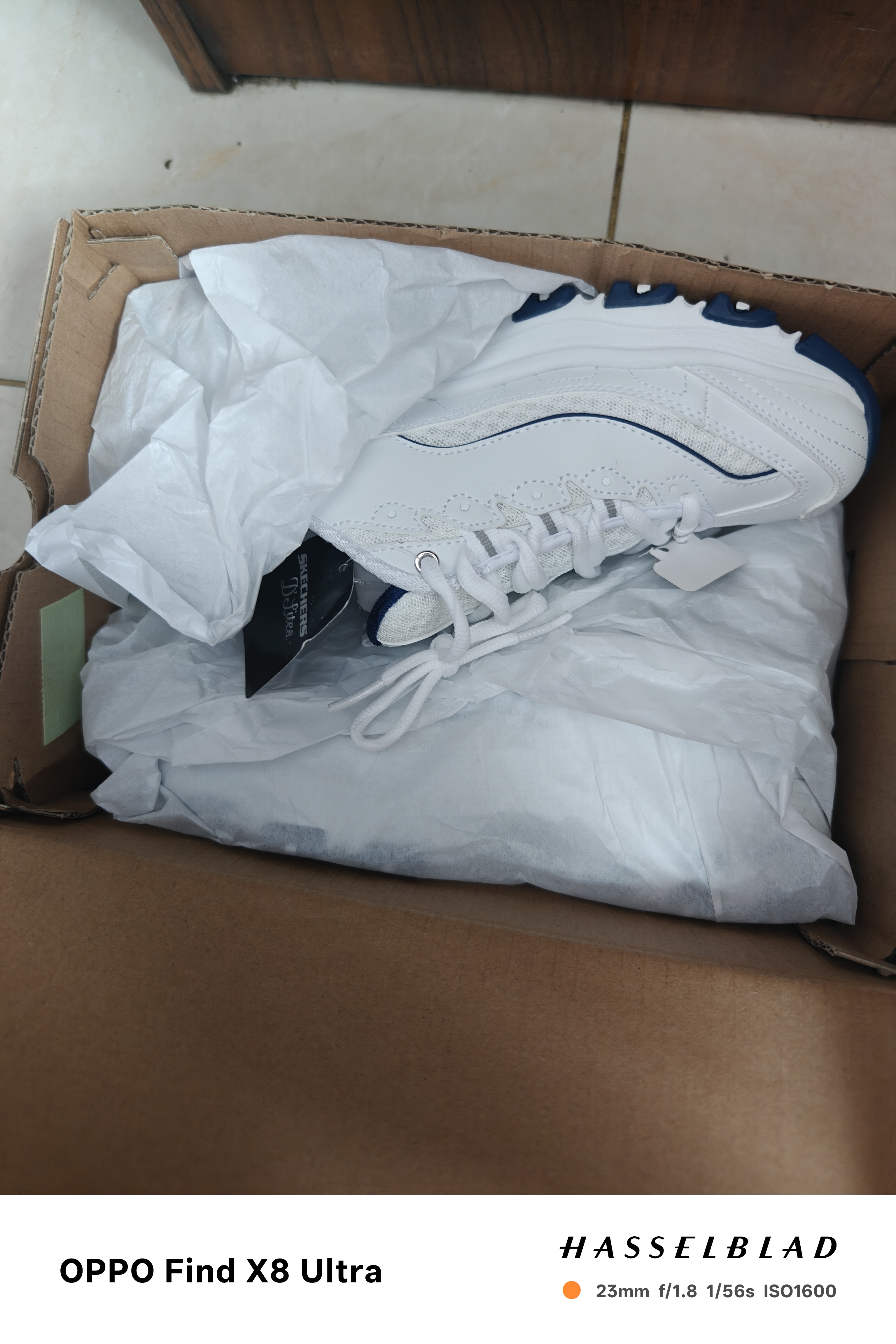 斯凯奇（Skechers）七夕情人节礼物小白熊女鞋夏季厚底百搭老爹鞋熊猫鞋休闲运动鞋 实拍图