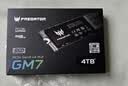 宏碁掠夺者（PREDATOR）4TB SSD固态硬盘 M.2接口(NVMe协议) GM7系列｜NVMe PCIe 4.0读速7400MB/s  AI电脑存储配件 实拍图