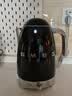 SMEG/斯麦格复古烧水壶KLF04家用1.7L大容量不锈钢恒温电热水壶养生壶泡茶咖啡自动断电教师节生日礼物 1.7L 黑色 实拍图