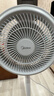 美的（Midea）【暴风循环】空气循环扇大风量电风扇落地扇轻音家用台式摇头卧室节能小风扇柔风轻羽扇 FGA24TQ 实拍图