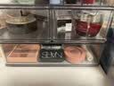 得力（deli）三层桌面收纳盒抽屉式办公室书桌用品文具文件分类多层储物盒宿舍化妆品首饰杂物防尘透明PJ214 实拍图