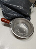 特厚不锈钢平底锅奶锅电磁炉通用不粘锅辅食锅汤锅煮锅蒸锅汤锅 胡桃木锅17cm 实拍图