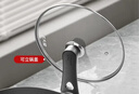 炊大皇 可立可视玻璃盖把手炒锅盖32cm 304不锈钢包边煎锅火锅蒸锅防爆 实拍图