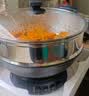 半球（PESKOE）电蒸锅多用途锅电热锅 加厚铸铁锅身电炒锅 38CM电锅电煮锅QT1-38 双蒸笼 实拍图