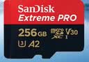 闪迪（SanDisk）256GB TF（MicroSD）内存卡 A2 4K V30 U3 C10 至尊超极速移动存储卡 读速200MB/s 写速140MB/s 实拍图