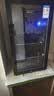 先科（SAST）冰吧冷藏柜 欧式恒温红酒柜办公室酒店家用电冰箱迷你小型单门电竞茶叶保鲜柜展示留样饮料药品柜 135T 黑胆（冷藏+微冷冻+蓝光灯+带锁） 实拍图