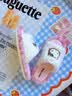 洁丽雅HelloKitty棉拖鞋女士秋冬2026新款家用地板防滑可爱一字毛毛拖鞋 糖果粉 【三丽鸥正版授权】 38-39 【适合37-38码】 实拍图