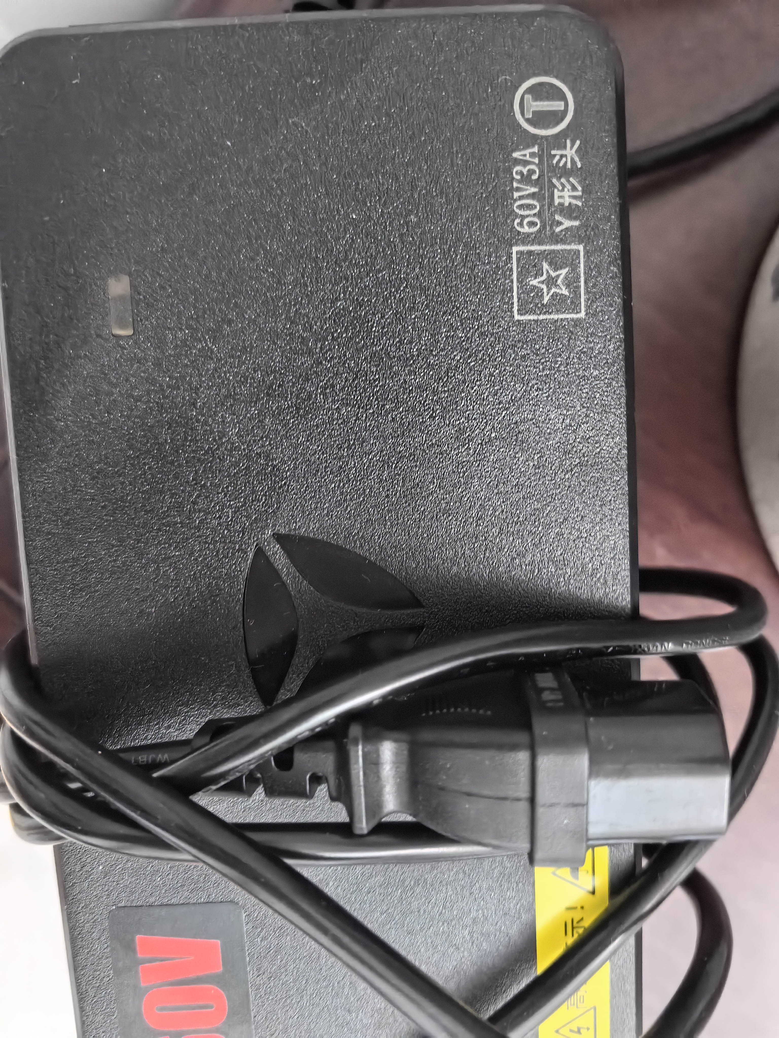 雅迪正品60V20Ah【Y字接口】铅酸充电器原装适用60V3A电摩电瓶车电池【官方正品 拒绝翻新】 实拍图