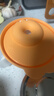 特百惠（Tupperware）微波460ml可加热水晶汤碗水果碗 学生上班族便携饭盒单个装奶黄色 实拍图