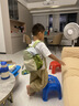 SHUKIKU儿童书包幼儿园防丢失防泼水大容量户外旅游双肩包绿豆薄荷S+码 实拍图