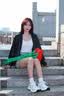 CAMILA KSENIA老爹鞋女士2026新款秋季时尚高档厚底网面透气小白休闲百搭运动鞋 米白色 36 实拍图