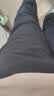 京东京造【秒出门】男士休闲裤子夏季男款新款西裤男裤直筒抗皱 黑色 2XL 实拍图
