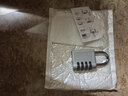密码锁防盗健身房柜子锁宿舍柜门锁家用箱包防水防锈小挂锁 机械密码锁-特大号-银色 实拍图