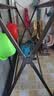 四季沐歌折叠晾衣架落地凉晒衣架铝合金家用晒被子阳台晾衣架晒衣架挂衣架 【铝合金款】可伸缩2.3m防风脚垫 实拍图