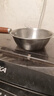 特厚不锈钢平底锅奶锅电磁炉通用不粘锅辅食锅汤锅煮锅蒸锅汤锅 胡桃木锅17cm 实拍图