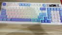 狼蛛（AULA）S99无线蓝牙有线三模键盘机械手感 游戏电竞专用 99键 RGB背光拼色静音键盘鼠标套装mac电脑键盘 S99Pro烟雨蓝【多功能显示屏】三模RGB 实拍图
