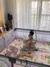 巧乐熊婴儿围栏地上宝宝爬爬垫围栏防护栏客厅儿童游戏围栏一体客厅护栏 宝可企鹅灰【礼包+防撞升级】HOT！ 150*180CM（Hot!） 实拍图