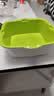 茶花沥水篮家用双层洗菜篮厨房洗菜篮洗水果便携家用洗水果盘官方正品 绿色双层沥水篮【大号】 实拍图