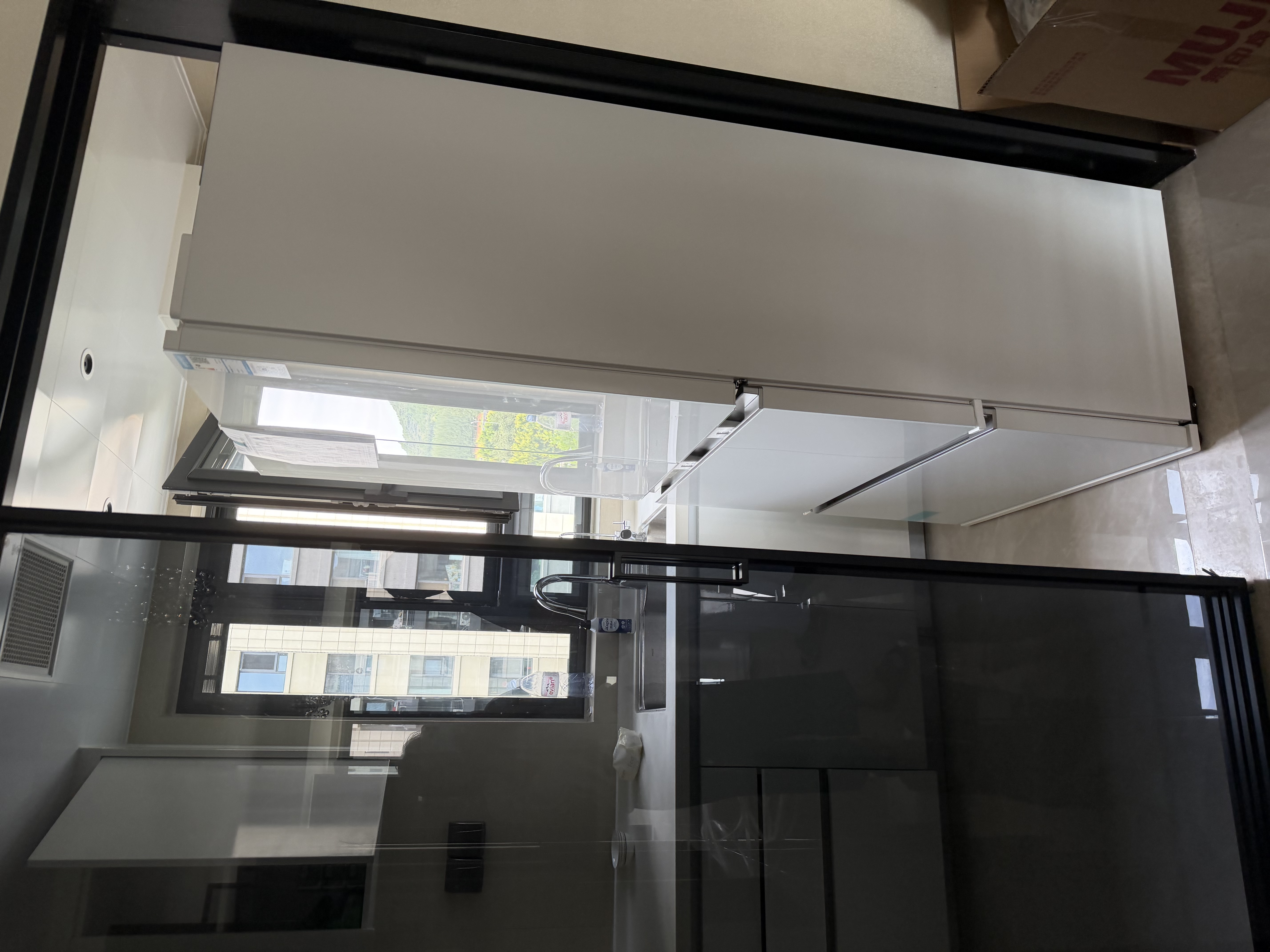 松下（Panasonic）挪威海600L法式多门冰箱玻璃面板超薄嵌入大容量双系统自动制冰一级能效NR-60GTGE1-W【国家补贴】 实拍图