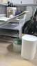 得力（deli）多功能4层金属组合式文件框/盘/栏书立办公用品桌面档案收纳盒多层资料架置物架带笔筒白色PB122 实拍图