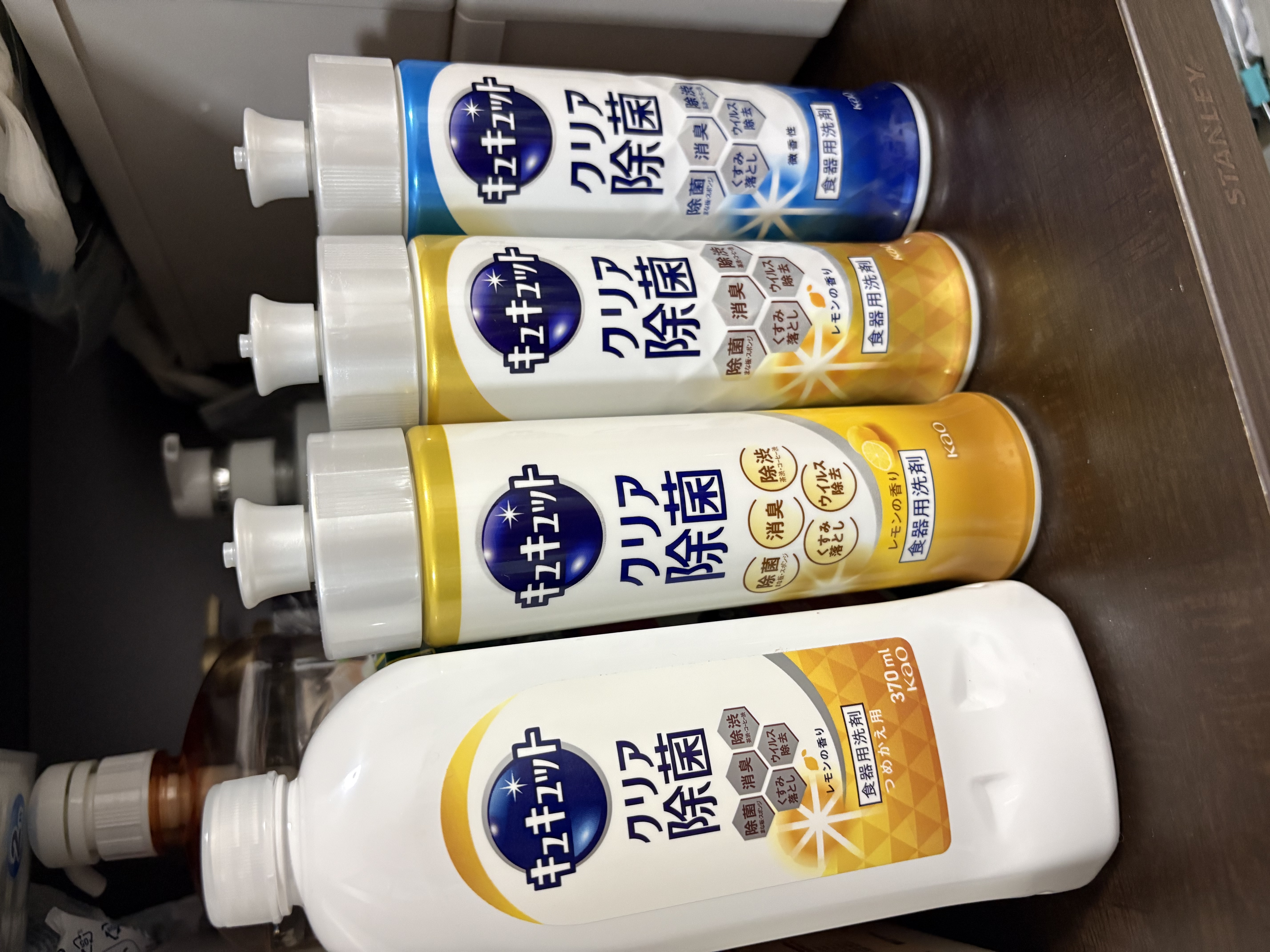 花王（KAO）浓缩洗洁精小瓶220ml 迷你便携旅行装洗涤灵洗碗液果蔬餐具清洁剂 实拍图