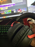 极度未知（HYPERX）飓风2飓风3轻享版GME头戴式耳机畅玩三角洲行动耳麦降噪麦克风电竞游戏耳机升学礼学生头戴耳机 飓风3加强版无线游戏耳机 黑红 实拍图