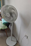 美的（Midea）【飓风节能】七叶柔风立式电风扇/家用轻音落地扇/台式小型风扇/大风力遥控定时摇头风扇 SAH35BSJ 实拍图