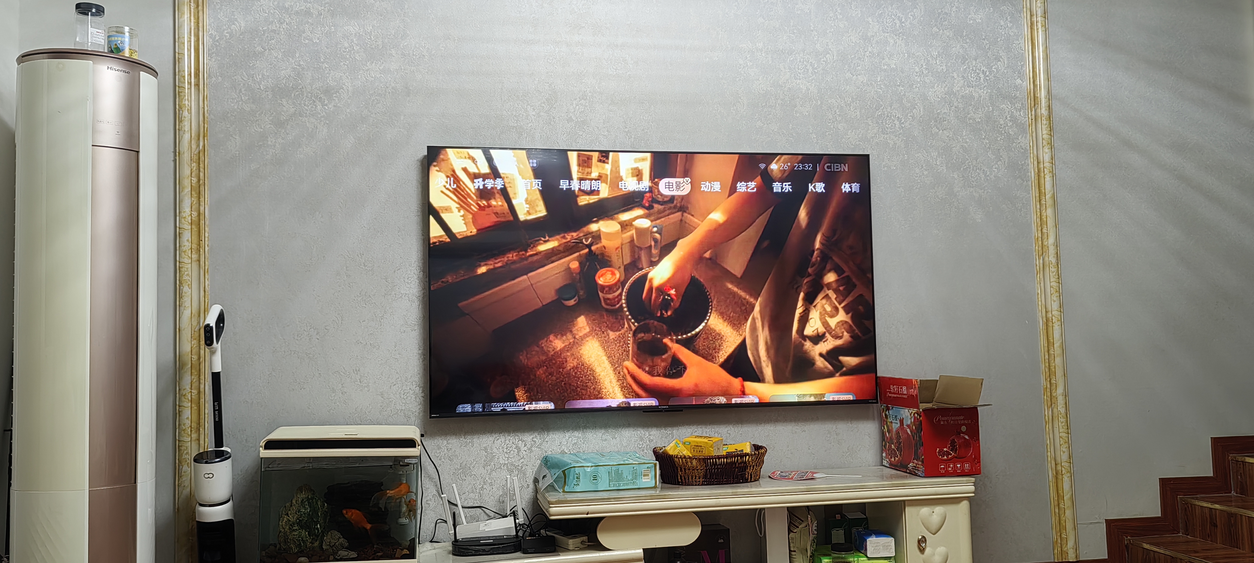 康佳电视75英寸512分区MiniLED 4+64GB大内存壁纸电视机 超薄一体纯平贴墙 75G9W一级能效国家补贴 实拍图