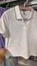 班尼路（Baleno）珠地撞色POLO衫女2026夏季新款休闲百搭纯色正肩短袖宽松大码上衣 实拍图