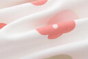 贝瑞加（Babyprints）宝宝上衣2件装纯棉婴儿半背衣A类新生儿护肚系带和尚服 粉59 实拍图