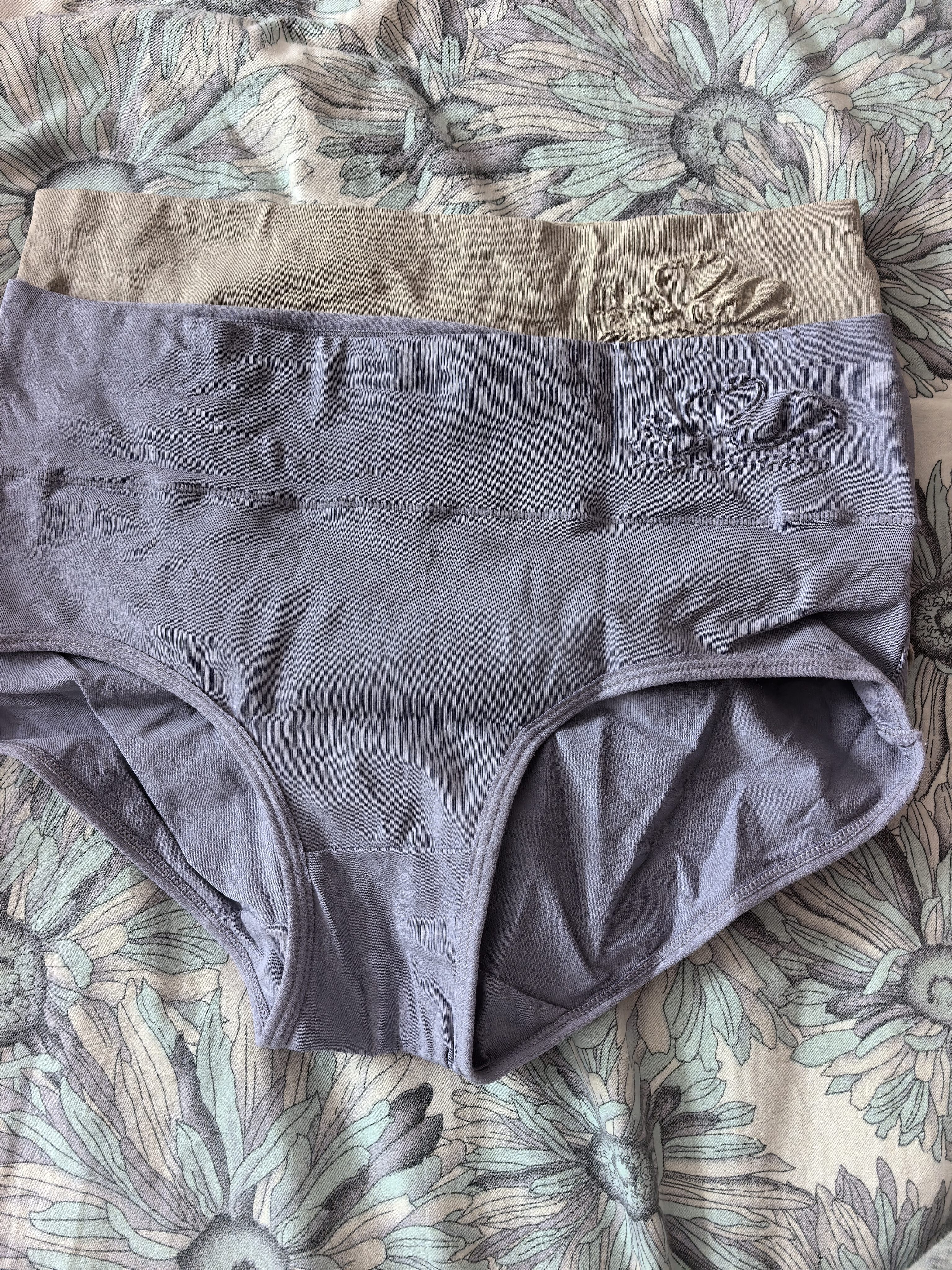 浪莎女士内裤女纯棉裆中腰高腰少女印花三角裤性感收腹提臀大码裤头 实拍图