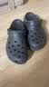 卡骆驰（crocs）经典云朵Clog女沙滩洞洞凉拖鞋206750 黑色39（39-40） 实拍图