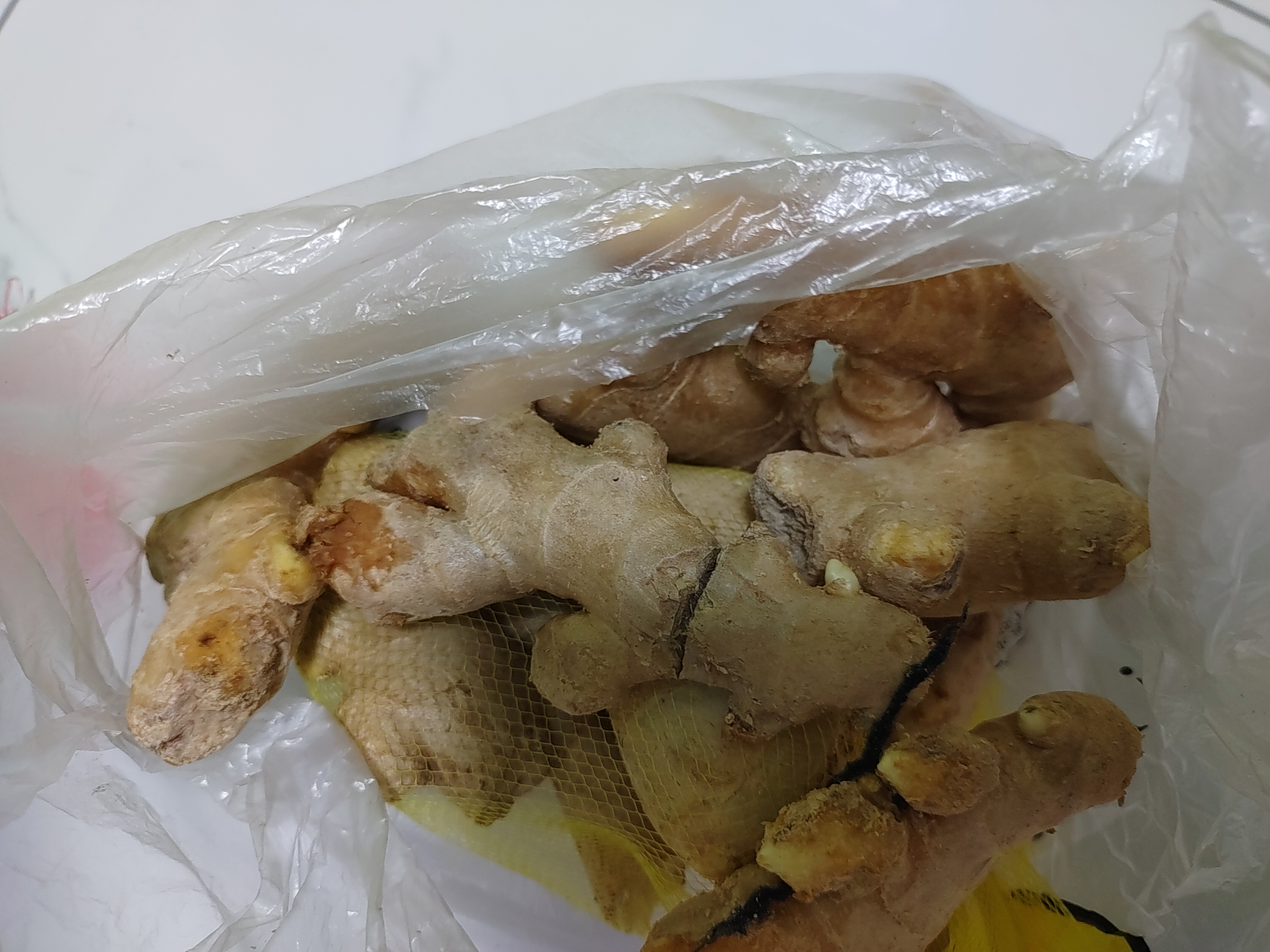 新鲜老姜生姜批发风干无土姜块黄姜月子姜山东大姜新鲜现挖原生态 山东大姜1斤/箱 实拍图