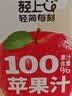 轻上苹果汁100%果汁含量无添加剂 0脂肪小瓶饮料 果蔬汁整箱220ml*10 实拍图