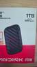 闪迪（SanDisk）精灵1TB 移动硬盘 ELE升级款 读速600MB/s  Type-C USB3.2手机直连笔记本电脑 外接存储  固态硬盘 实拍图