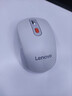 联想（Lenovo）无线蓝牙双模鼠标 便携办公鼠标 人体工程学设计 适用台式机一体机笔记本平板Howard Mouse 2022白 实拍图