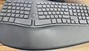B.O.W航世 K308DL人体工学三模有线无线蓝牙充电键盘106键 笔记本ipad平板电脑通用护腕手托键盘 太空灰 实拍图