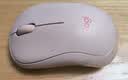 罗技（Logitech）M221轻音鼠标 无线鼠标 办公鼠标 对称鼠标 带无线微型接收器 茱萸粉 实拍图