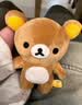 SAN-X日本正品 rilakkuma 轻松熊玩偶基础款肥宅熊哥熊妹ss挂件礼物 熊哥ss挂件(约13cm) 支持鉴定，假一罚十，现货当天发， 实拍图