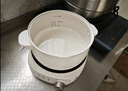 美的（Midea）电煮锅 电火锅 电热锅 电炒锅 分体式可拆洗 2.6L小电锅 学生宿舍多功能锅泡面锅 XZC2088S 配蒸笼 实拍图
